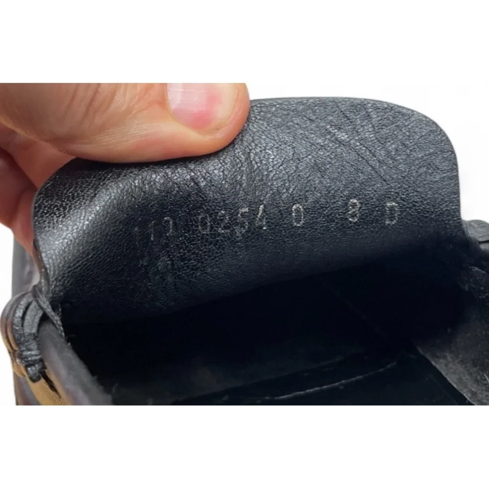 Vintage Gucci Horsebit Loafers Black 8 D